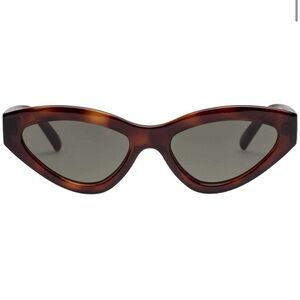 Le Specs Tortoise Synth Cat-Eye Sunglasses